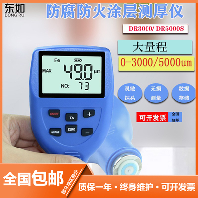 东如 DR3000 DR5000S大量程防腐防火涂层测厚仪膜厚仪漆膜测厚仪