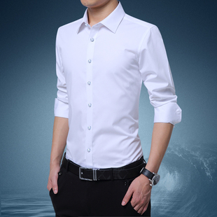 white formal shirt longsleeve shirt men black shirts for men