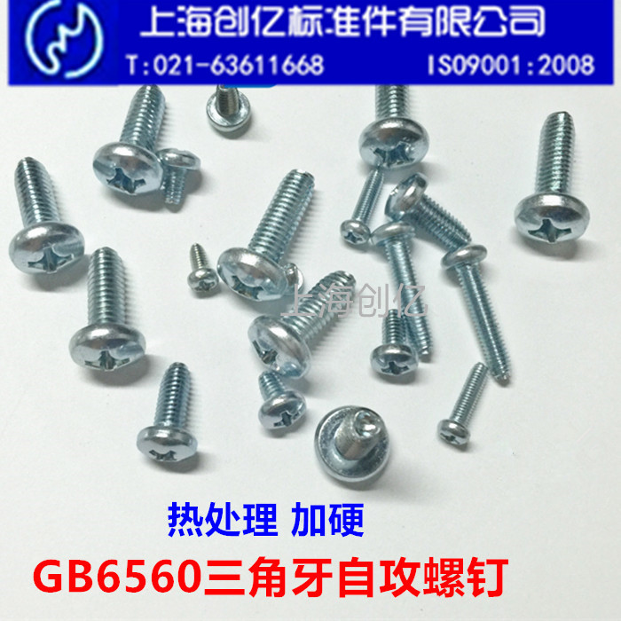 镀锌盘头三角牙自锁螺丝