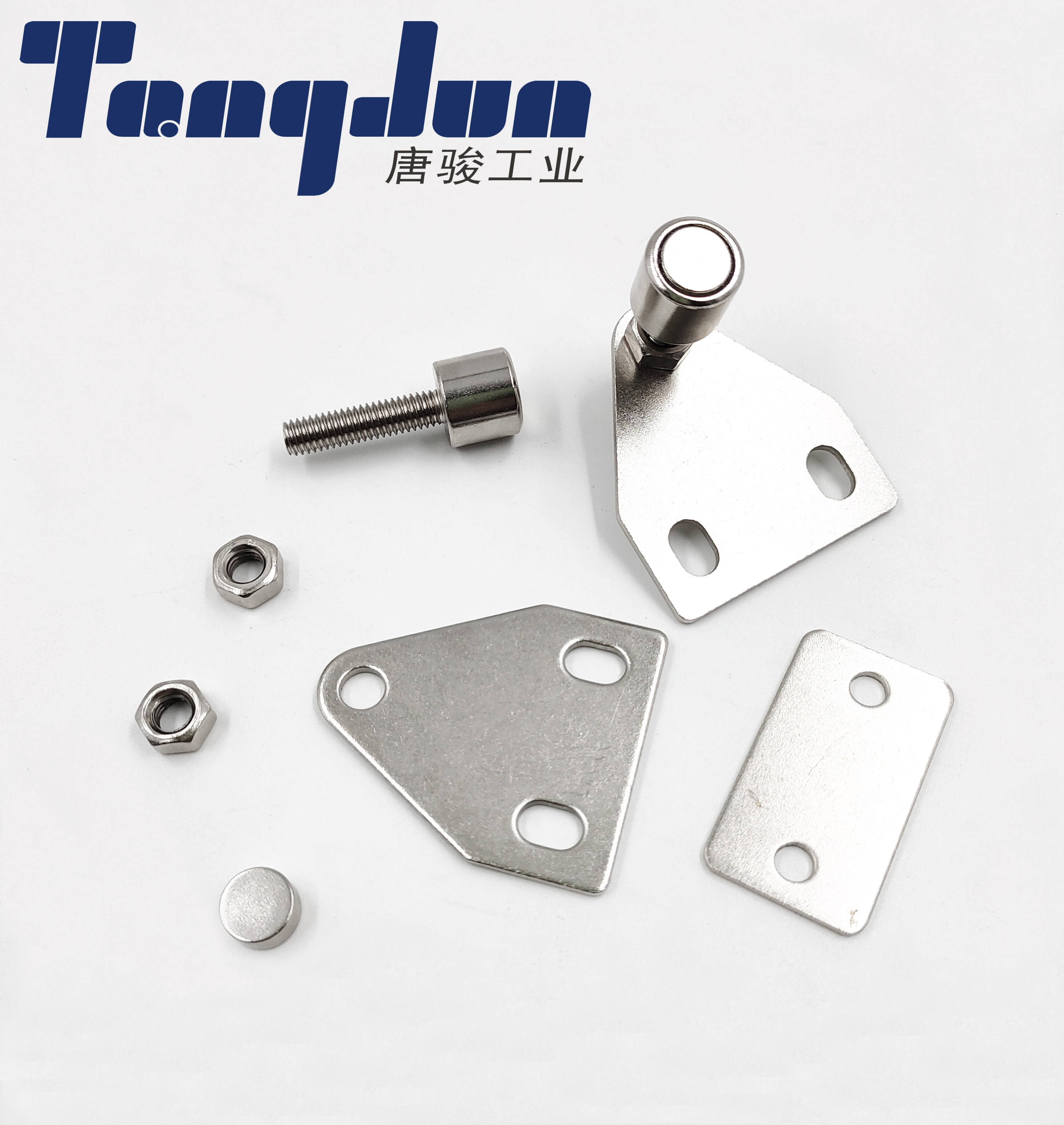 厂家直销门把手硅防撞吸盘可调阻 门碰 三角门吸工业铝型材配件