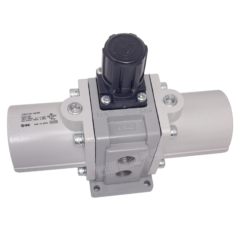 SMC原装增压阀VBA10A-02GN气动加压VBA20A-03气体增压泵VBA40A-04