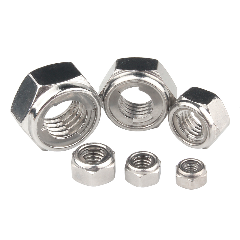 不锈钢金属锁紧螺母六角