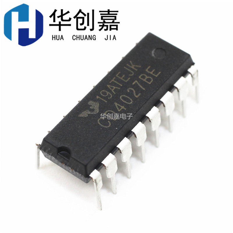 全新国产 CD4027BE CD4027BD 直插DIP-16 双J-K主从触发器 CD4027