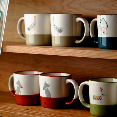 创意可爱陶瓷马克杯情侣