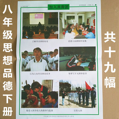 初中思想品德教学挂图幅