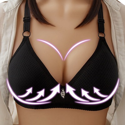 Women Wireless Push Up Bra Women Underwear Simple Brassiere