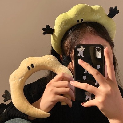可爱搞怪毛绒发箍女款秋冬头箍发卡洗脸敷面膜洗漱专用束发带头饰