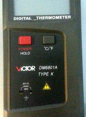 深圳 胜利 DM6801A 6801 手持式 温度 检测 普通 温度表 原厂正品