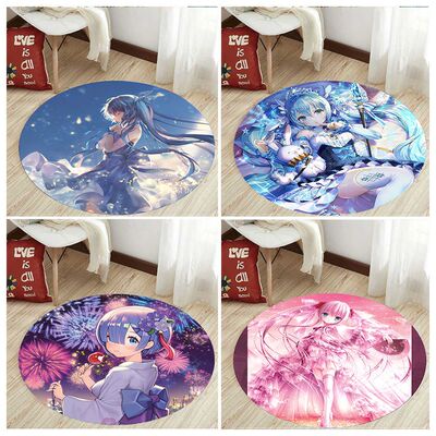 2024圆形地毯美少女二次