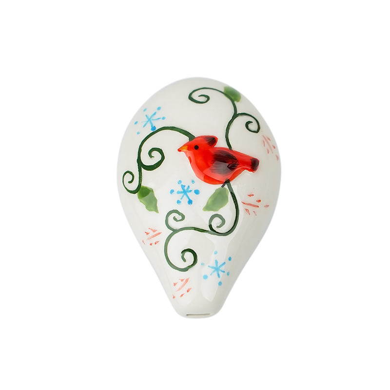 风雅陶笛4孔陶笛圣诞老公公浮雕造型笛子四孔幼儿童自学玩具初学