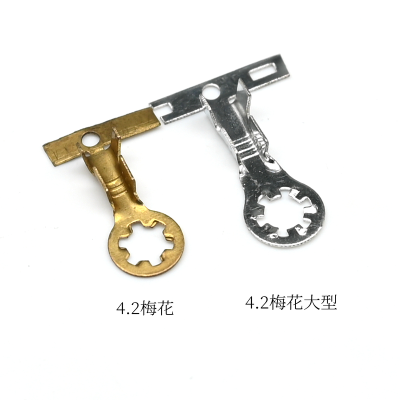 圆形冷压接线端子片梅花