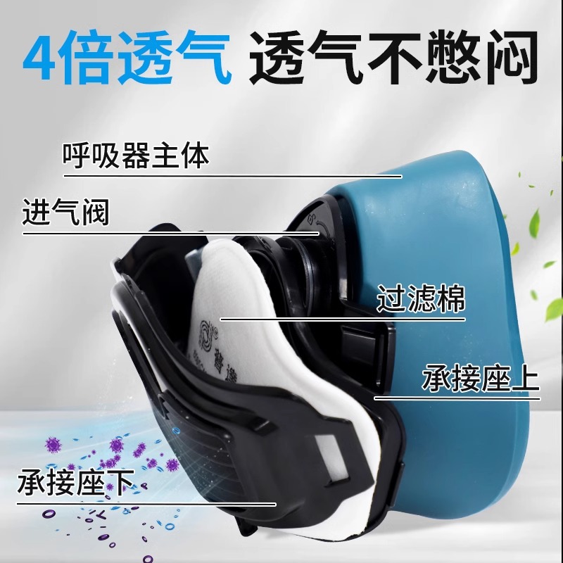 防尘面罩工业粉木专用灰