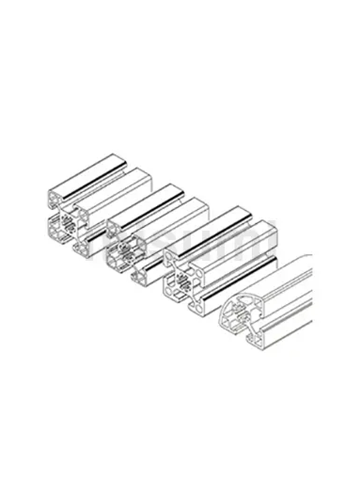 经济型 米思米 欧标45型材 槽宽10mm KLCF10-4545-4000 MISUMI