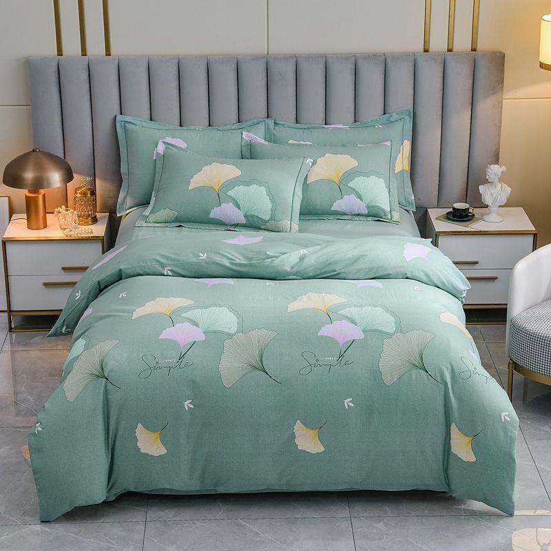 新款加厚全棉四件套纯床