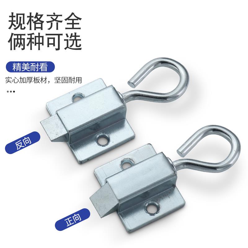 DK634插销带拉环门销锁扣工业设备柜门搭扣锁伸缩式弹簧插销箱扣