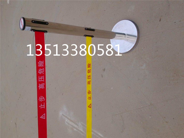 警示带式不锈钢伸缩围栏