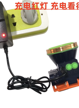 强光创亮者手电筒头灯锂电池充电器线圆孔C5280小头节能通用3.5mm