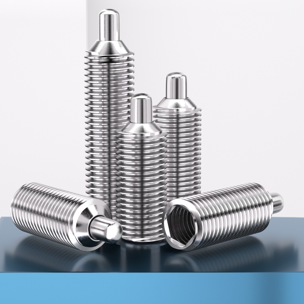 不锈钢柱头波珠定位螺丝