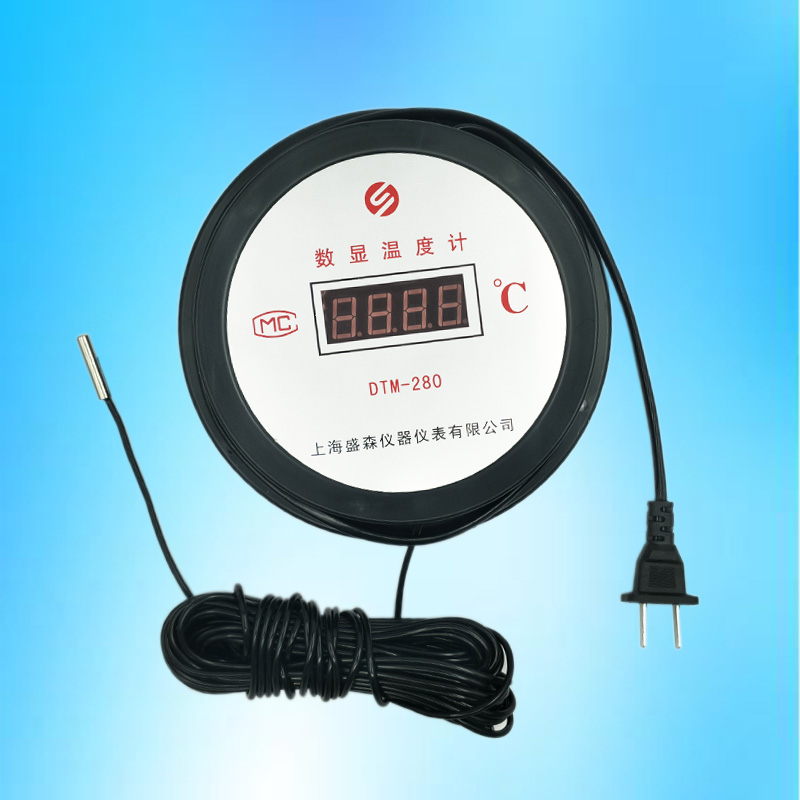 数字显示温度计冷库蘑菇