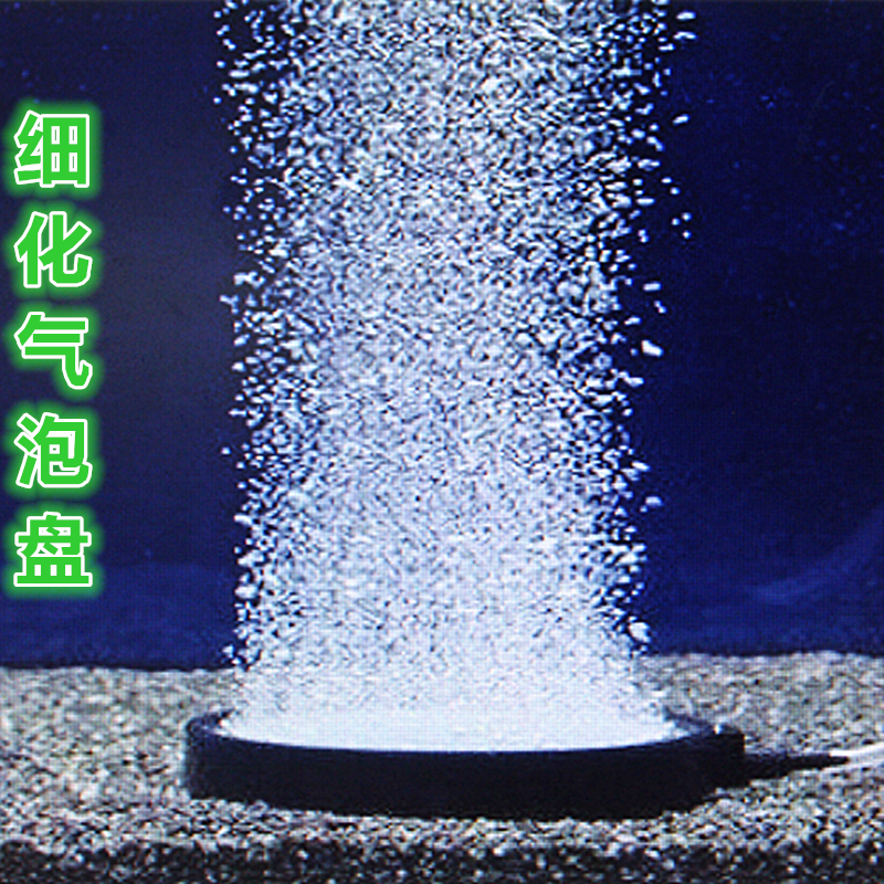 鱼缸吐泡冒细砂气石水族