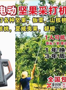 打板栗青梅摇果机充电移