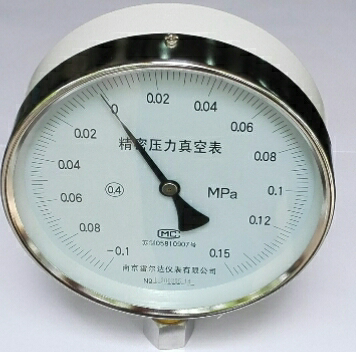 精密压力真空表 压力真空精密表 yzb-150a -0.1～0.15mpa 150mm