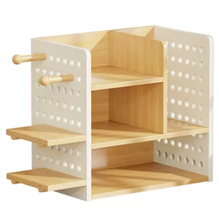 多功能零食储物柜台面式收纳整理架调料品置物架学生读本文具架