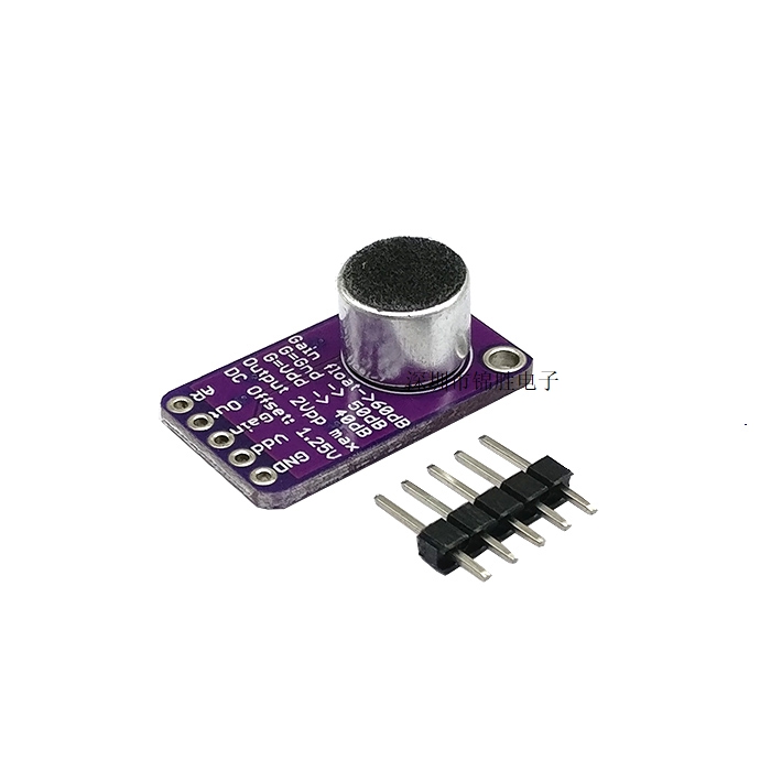 MAX9814 高性能 麦克风 AGC 放大器 模块 CMA-4544PF-W