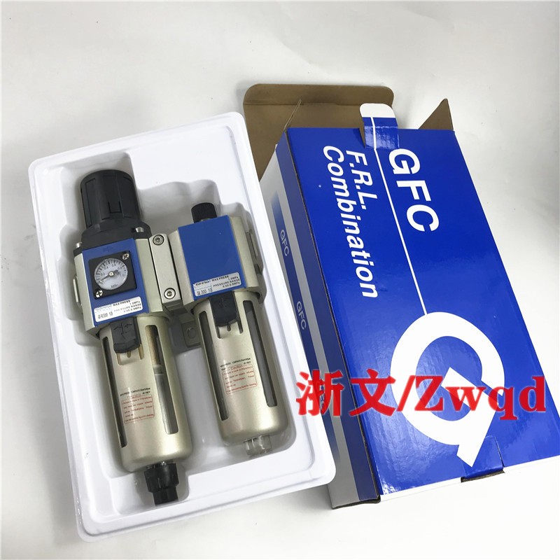 气源处理GFR300-08+GL300-08 GFC300-08过滤减压调压阀
