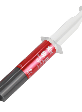 DRG102大针筒型导热膏 电脑笔记本CPU显卡硅胶散热硅脂（灰色30G)