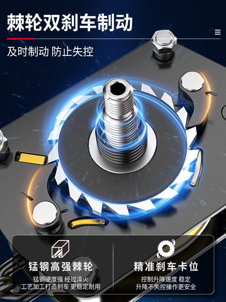 沪工手扳葫芦手拉吊葫芦手动手摇起重倒链拉紧线器0.75t/1t/2/3吨,农机/农具/农膜,叉,淘宝优惠券,粉丝福利购,淘宝优惠卷