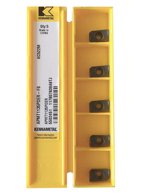 肯纳铣刀片1135数控刀片APKT1135 PDER FS KC522M 热处理专用刀片