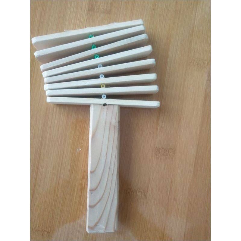 蝈蝈用品蝈蝈拉子蝈蝈引叫器8片竹拉子手工自制蝈蝈引叫器抓蛐蛐