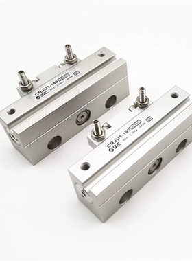 SMC CRJ系列微型摆台气缸CRJB CRJU 05-90度 180度 1-90度 180度