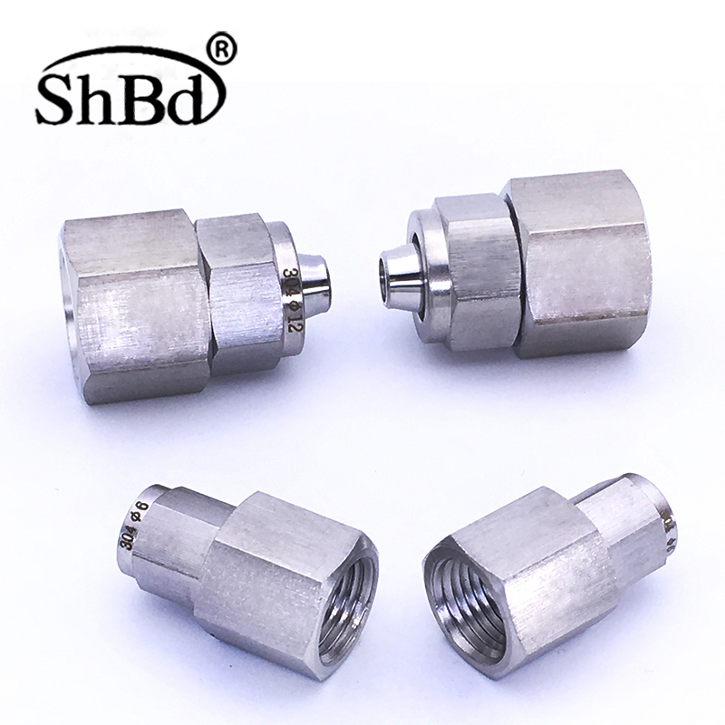 不锈钢软管直通接头内螺