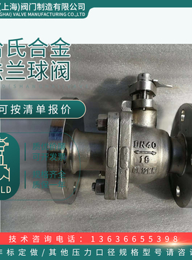 哈氏合金法兰球阀Q41F HC276 CW12MW NS3303 Hastelloy C阀门闸阀