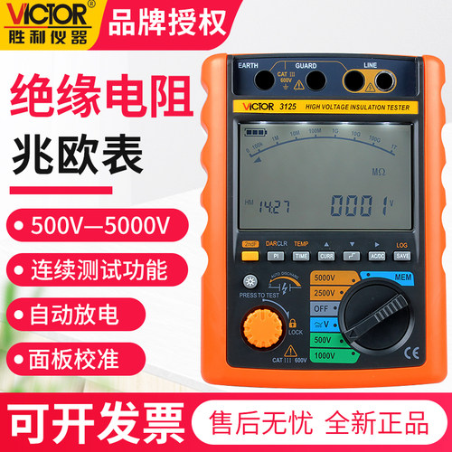 胜利仪器数字绝缘电阻测