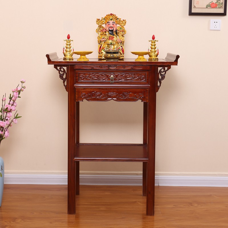 供桌佛台家用实木佛龛神台供台香案神桌供佛桌财神爷供奉台经济型