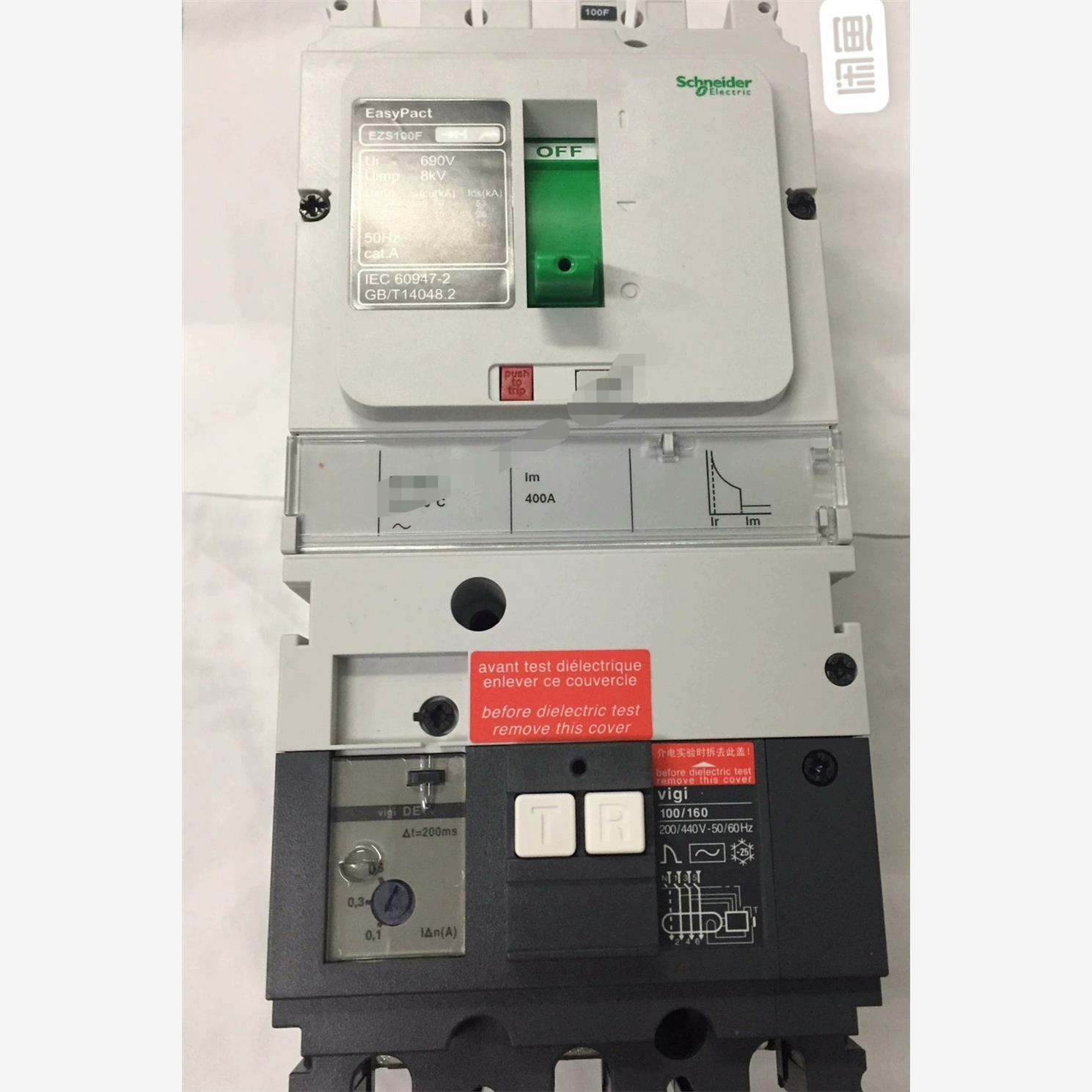 施耐德 漏电断路器 EZS100F4080EL  全新原装正议价