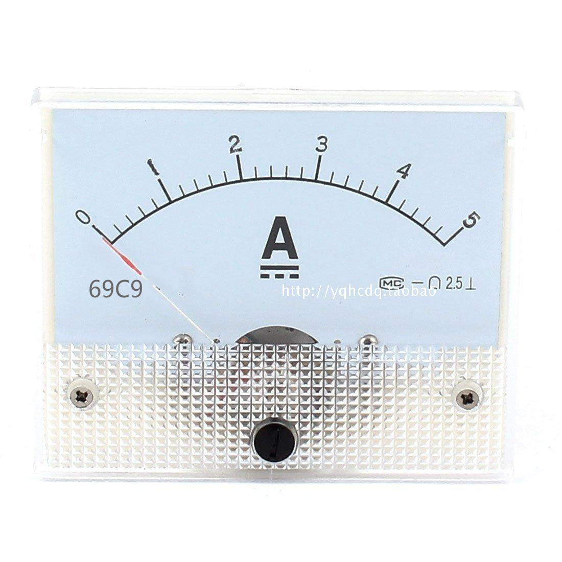 69C9指针式直流电流仪表1A2A3A10A50A100A500mA安培机械板表头