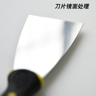 油灰刀子刮刀刮腻子不锈钢清洁铲刀铲刮2寸3寸加厚型批灰刀抹泥刀