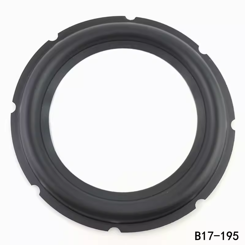 8寸喇叭低音炮边重低音扬声器喇叭带孔橡皮边外径195mm内径127mm