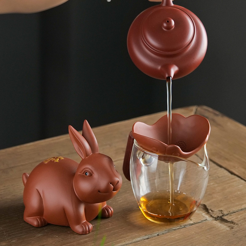 功夫茶具茶道零配茶滤茶具过滤网茶漏紫砂茶宠兔年精品茶桌摆件,工业油品/胶粘/化学/实验室用品,烧杯/烧瓶,淘宝优惠券,粉丝福利购,淘宝优惠卷