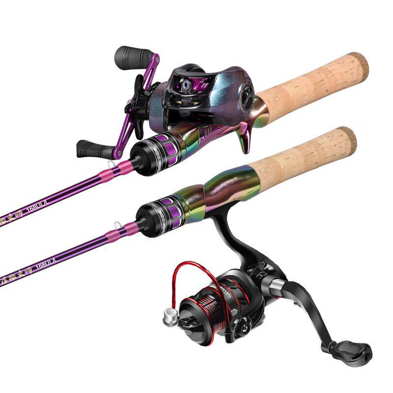 德国日本进口实心马口竿ul超软微物杆纺车轮溪流远投单杆路亚竿套