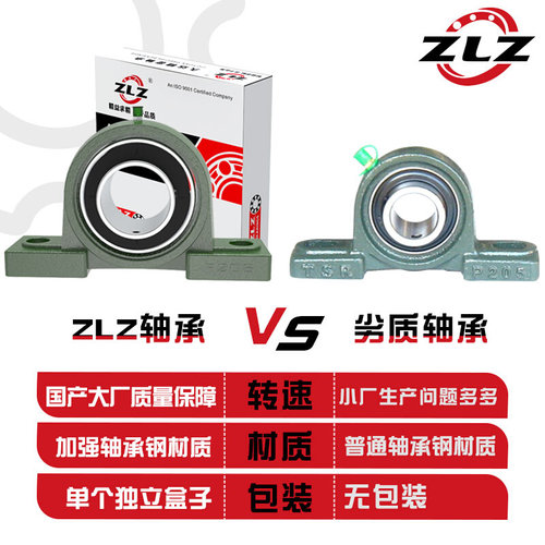 外球面带座轴承UCP211 UCP212 UCP213 P214 P215立式支座P216*