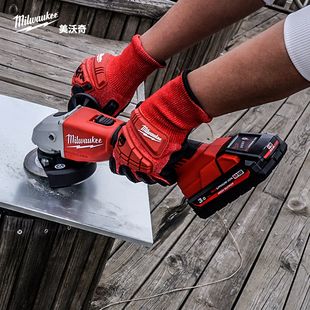 美沃奇milwaukee锂电角磨机无刷切割机充电式手砂轮机电动磨光机