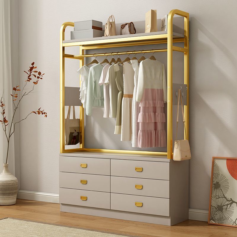 卧室挂衣架斗柜落地帽带