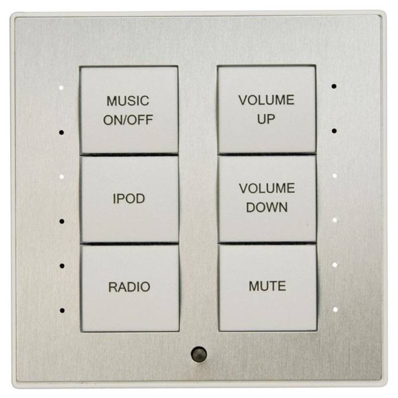 议价Crestron 快思聪按键面智能家居面C2NI-CB-B-T/C2NI-CB-W-T