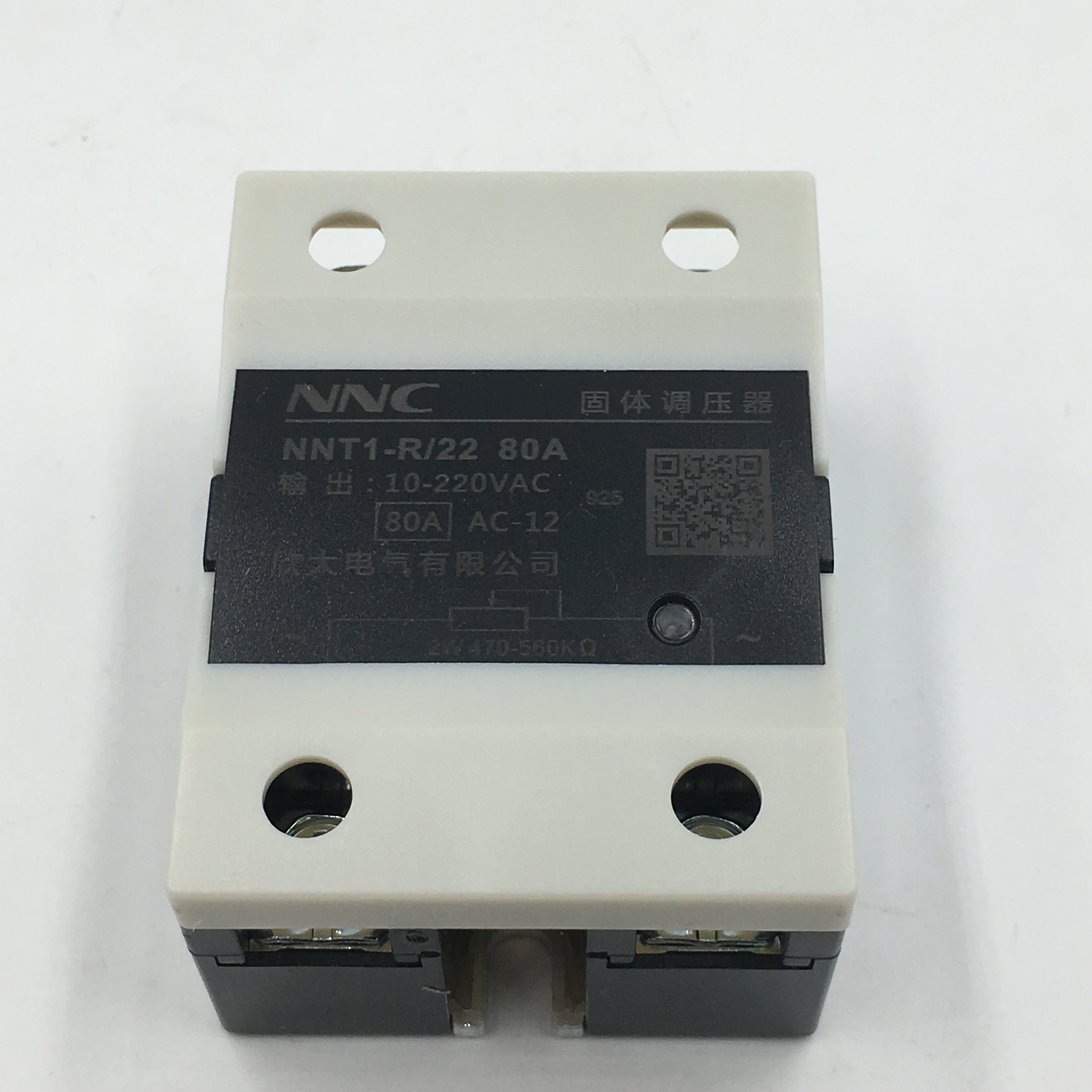 询价NNC欣大2W500K电位器控制固态调压器NNT1-R/22 80A交流固态继