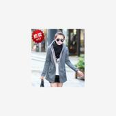 warm outwear coats wool Winter coat women slim jacket